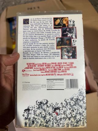 VHS 101 Dálmatas (Glenn Close)