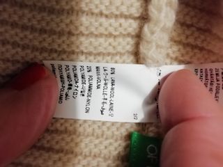 Bufanda tipo braga Benetton beige