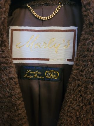 Cappotto vintage Marly’s donna in alpaca e lana