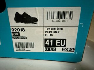 Zapatos de seguridad Robusta Talla 41