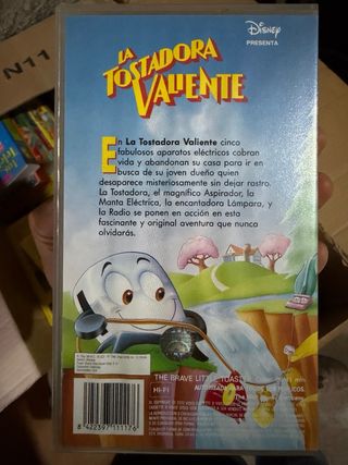VHS La Tostadora Valiente Disney Español