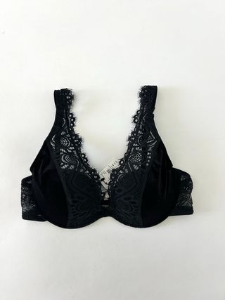 Reggiseno Intimissimi nero pizzo velluto