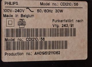 Philips CDI 210 Lector CD-i