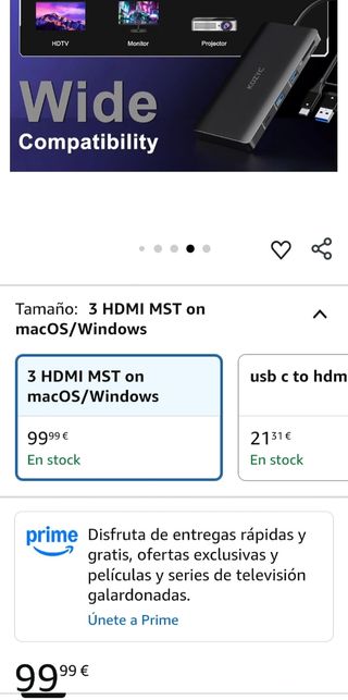 Hub USB 9 en 1 KOZYC Triple HDMI