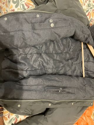 Abrigo Bomber Gris Zara Talla s