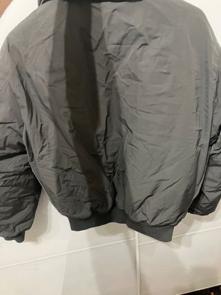 Abrigo Bomber Gris Zara Talla s