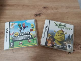 Nintendo DS: Shrek Tercero y Mario Bros