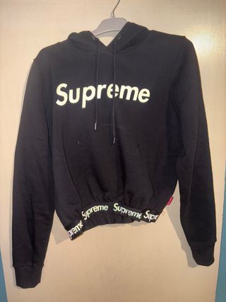 Sudadera Supreme Negra