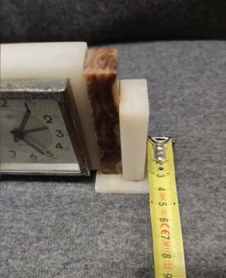 Reloj de mesa Art Deco Mármol