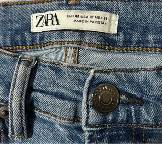Pantalón vaquero Zara azul