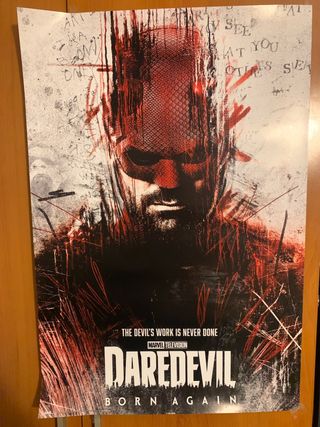 Póster Daredevil Born Again Marvel Television