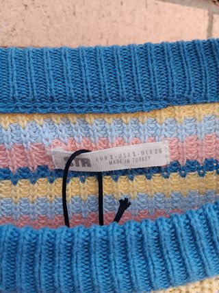 Jersey Stradivarius Talla S Rayas Multicolor
