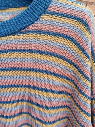 Jersey Stradivarius Talla S Rayas Multicolor