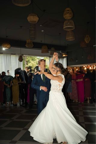 Vestido Novia Tul Encaje Talla Única