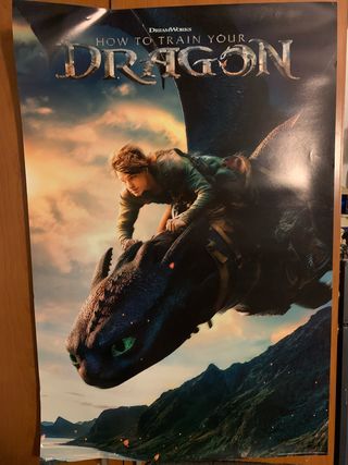 Póster grande Cómo Entrenar a tu Dragón