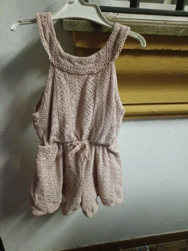 Mono corto niña encaje talla 8