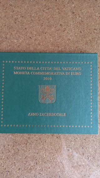Vaticano Cartera  2€ Conmemorativa 