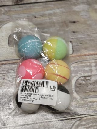 Pelotas de ping pong multicolores