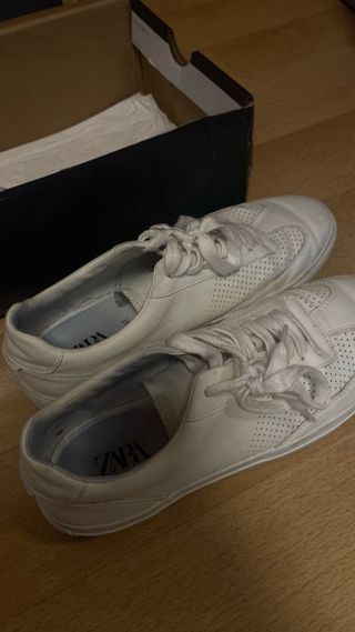Zapatillas deportivas de vestir Zara Blancas