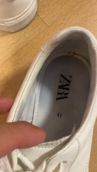 Zapatillas deportivas de vestir Zara Blancas