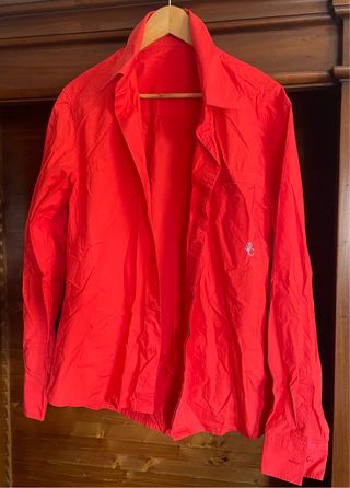 Camicia Versace Jeans Couture Uomo Rossa