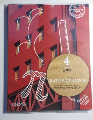MATEMATICAS B - 4 ESO - ANAYA - OPERACION MUNDO