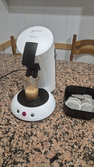 Cafetera Philips Senseo Blanca