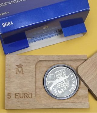 Moneda 5 Euro Guardia Real 1998