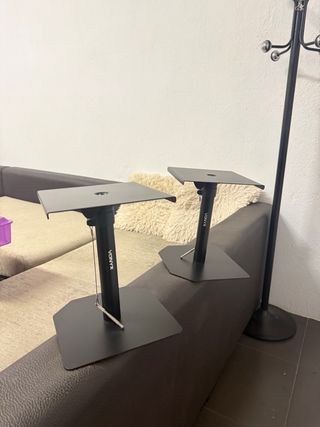 Soportes para monitores de estudio negros