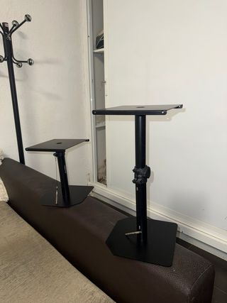Soportes para monitores de estudio negros