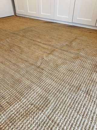 Alfombra grande de yute 200x300cm