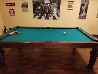 Mesa de billar americano. Recogida en Cartagena
