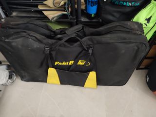 Máquina lanza pelotas Spinshot Pro + varios pádel 