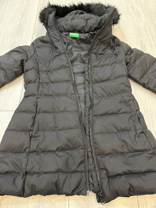 Abrigo Benetton niña talla 10