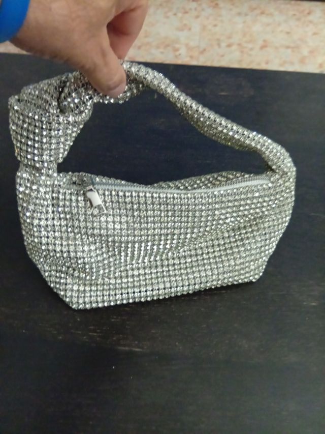 Borsetta donna con brillantini