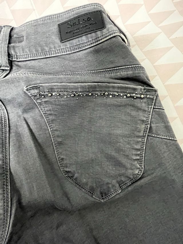 Pantalón vaquero Salsa gris