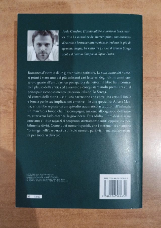 La solitudine dei numeri primi