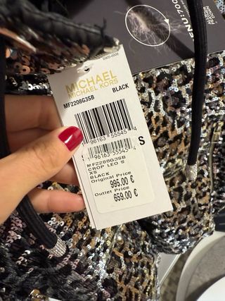 Chaqueta Michael Kors Lentejuelas Leopardo