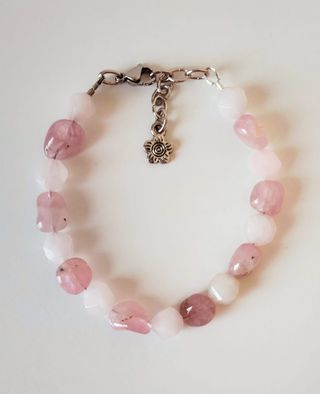 Bracciale Quarzo Rosa