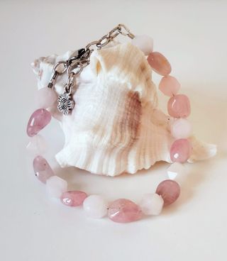 Bracciale Quarzo Rosa