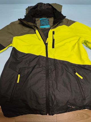 Chaqueton de Sierra Negro, Verde y Amarillo