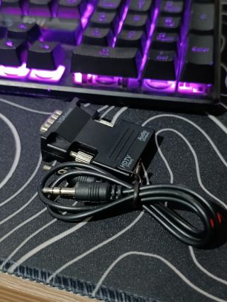 Adaptador HDMI a VGA con Audio