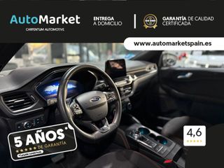 Ford Kuga ST-LINE 2.5 DURATEC PHEV 165KW AUTO ST-LINE 1.5T ECOBOOST 110KW (150CV) ALFOMBRILLAS DE MALETERO REVERSIBLE^PAQUETE TECH^RUEDA DE REPUESTO MINI^CABLE DE CARGA PÚBLICA CON BOLSA^