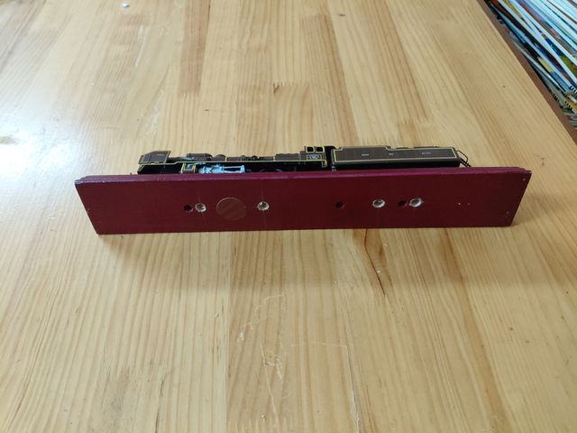 Preciosa locomotora a vapor