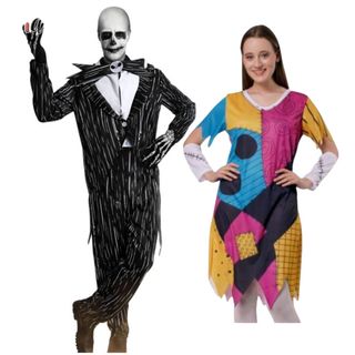 Disfraz Jack Skellington y Sally Talla Única