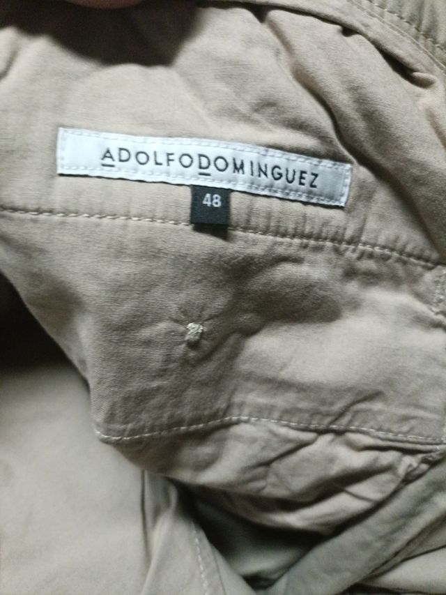 Pantalón Adolfo Domínguez Beige Hombre