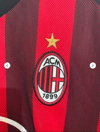 Camiseta AC Milán 2002/2003 Adidas
