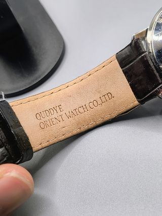 Reloj Orient Automático Esfera Blanca Correa Marró