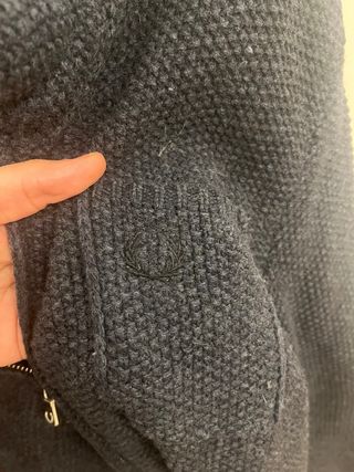 Jersey cremallera Fred Perry talla M