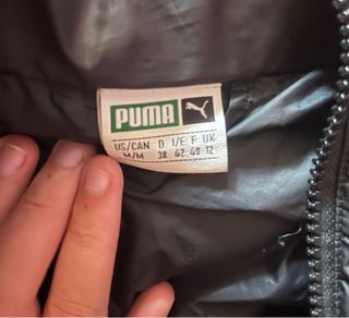Abrigo acolchado Puma negro